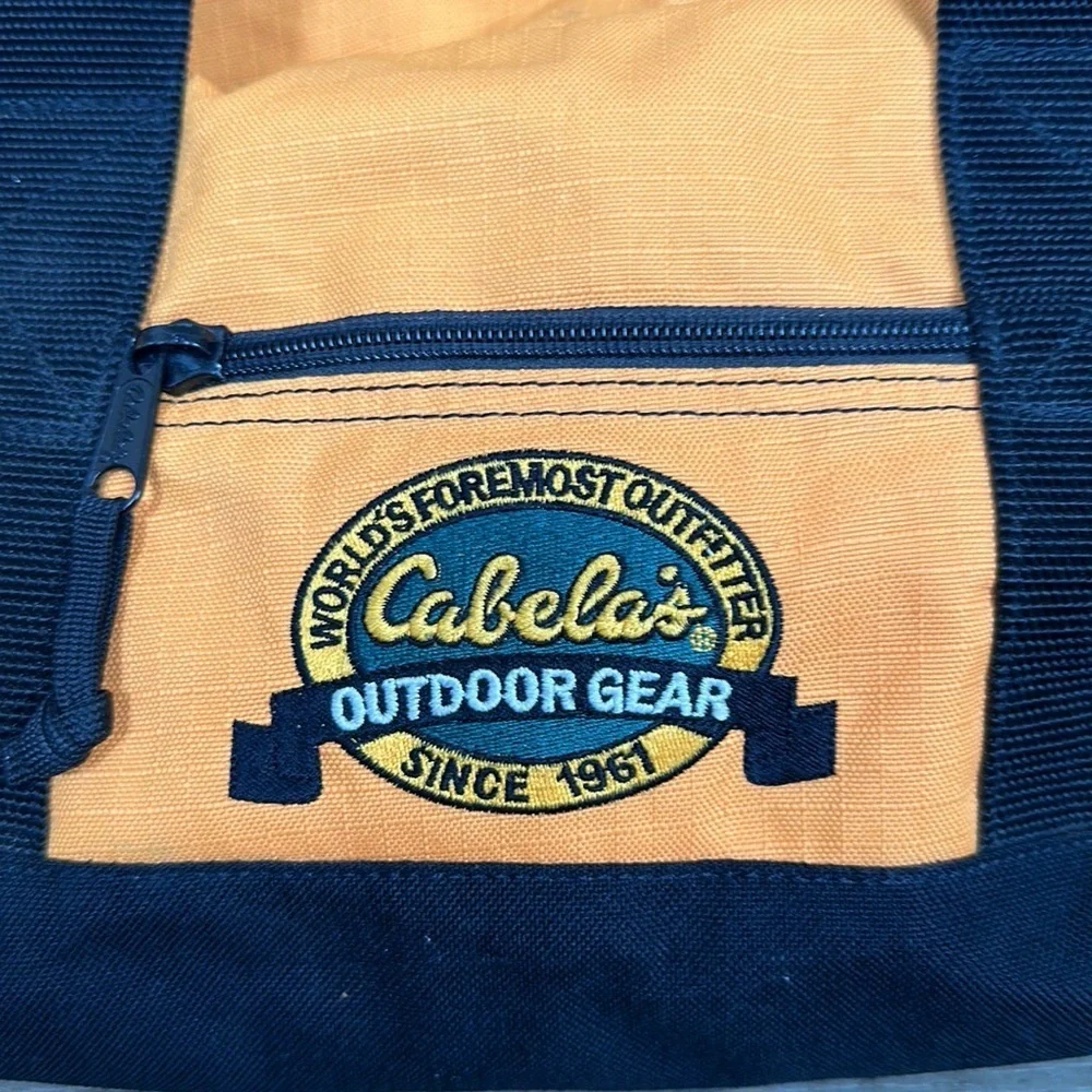Cabela's Men's Black and Yellow Outdoor Gear Bag